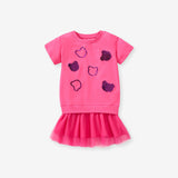 Girls’ Clothing Summer Collection – Teddy Sequin Children’s T-Shirt Dress - MyKids-USA™