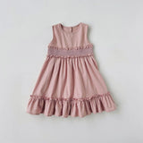 Summer Arrival Baby Kids Girls Cute Sleeveless Sweet Dress
