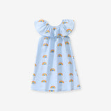 Summer New Arrival Girls Sleeveless Rainbow Print Dress - MyKids-USA™