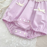 Summer Arrival Girls Cute Color Patchwork Flowers Pattern Collar Sleeveless Onesies and Dress – Princess Sister Matching - MyKids-USA™