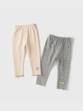 Baby Kids Girls Spring Flower Logo Soft Pants - MyKids-USA™