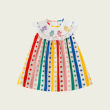 New Arrival Summer Baby Kids Girls Sleeveless Striped Polka Dots Dress - MyKids-USA™