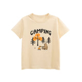 Boys’ Teddy and Letters Print T-shirt in European and American Style - MyKids-USA™