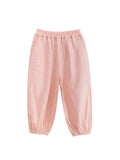 Children’s Summer Comfortable Simple Casual Plain Pants – Thin Trousers