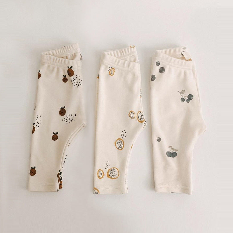 Baby Allover Fruit Graphic Trousers Long Pant - MyKids-USA™