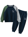 Arrival Autumn Boys Long Sleeves Dinosaur Print Pullover and Versatile Pants – Matching Set - MyKids-USA™
