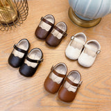 Autumn Fashion Baby Girl Solid Color Leather Toddler Shoes - MyKids-USA™
