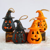 Halloween Handheld Horror Decorative Skull Candle Light