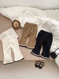 Baby Girl 3 Colors Laces Flared Pants In Winter