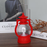 Halloween Vintage Hanging Oil Lamp Electronic Candle Pumpkin Light