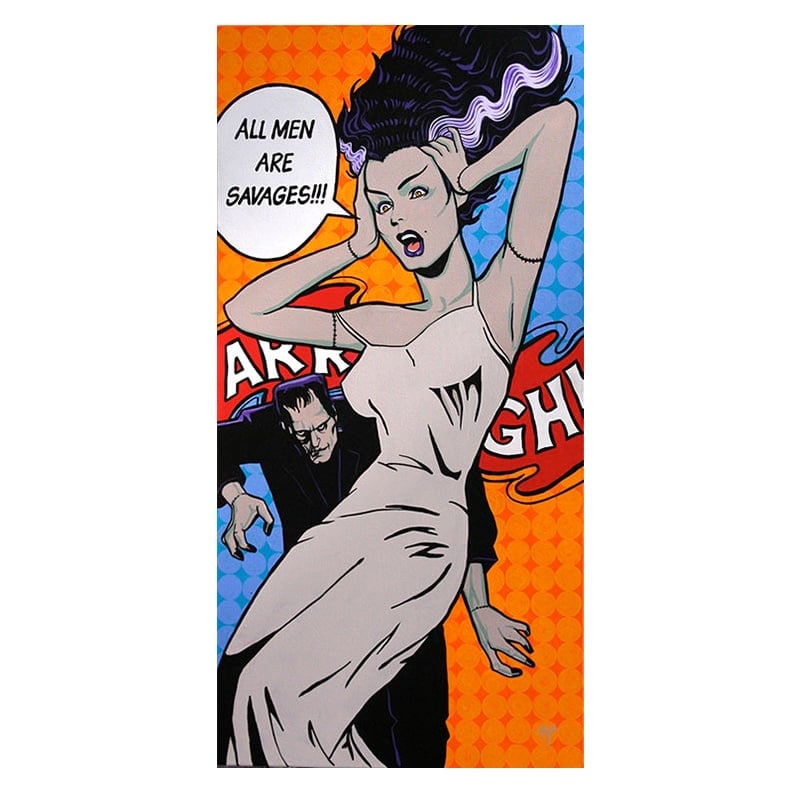Black Market Art Company All Men Are Savages Print