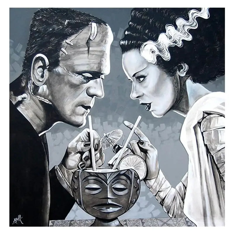 Black Market Art Company Amorous Libation Print - Black Market Art Company - Flyclothing LLC