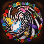 Black Market Art Company Alice Goes Down the Hole Print