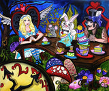 Black Market Art Company Alice& Tea Party Print