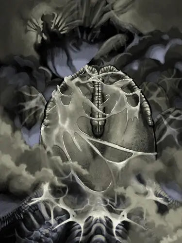 Black Market Art Company Alien Egg Print - Black Market Art Company - Flyclothing LLC