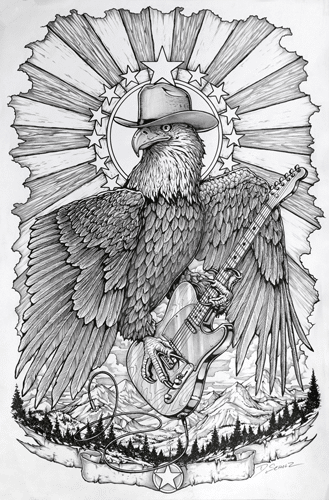 Black Market Art Company America Fuck Yea Print