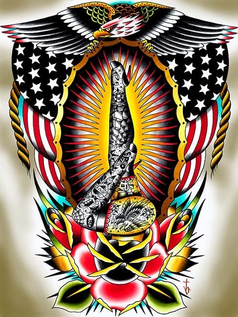 Black Market Art Company American Legs Print