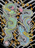 Black Market Art Company Ascending & Descending Dragons Print