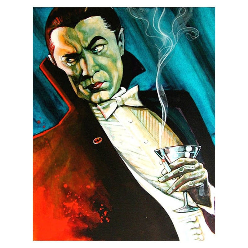 Black Market Art Company Bat Man Print