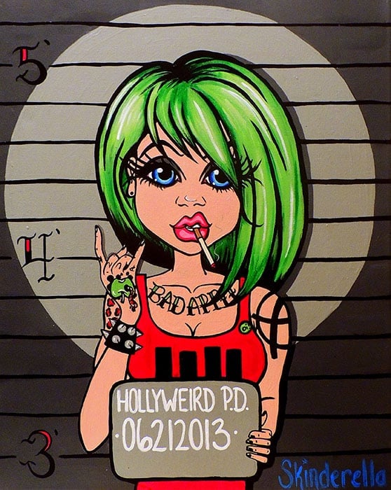 Black Market Art Company Bad Apple Print