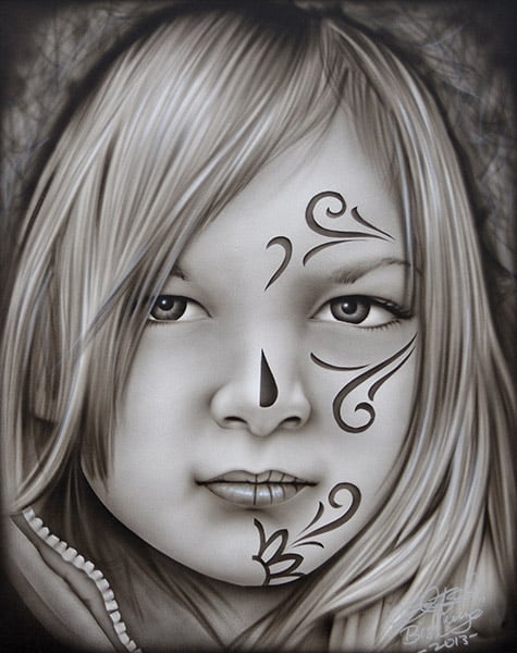 Black Market Art Company Fire Print
