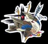 Black Market Art Company Bird Killed For The Thrill Print