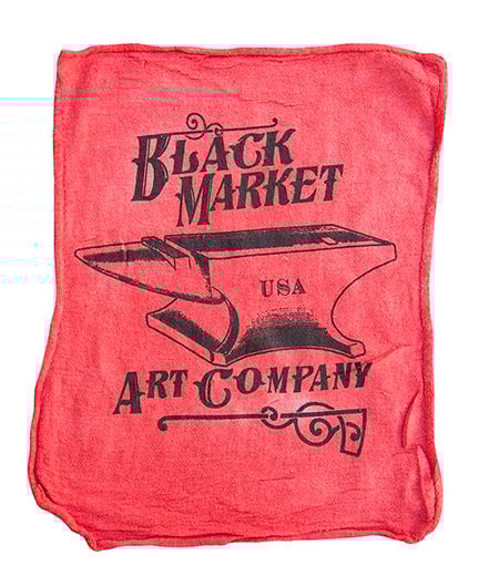 Black Market Art Company Anvil Shop Rag Print