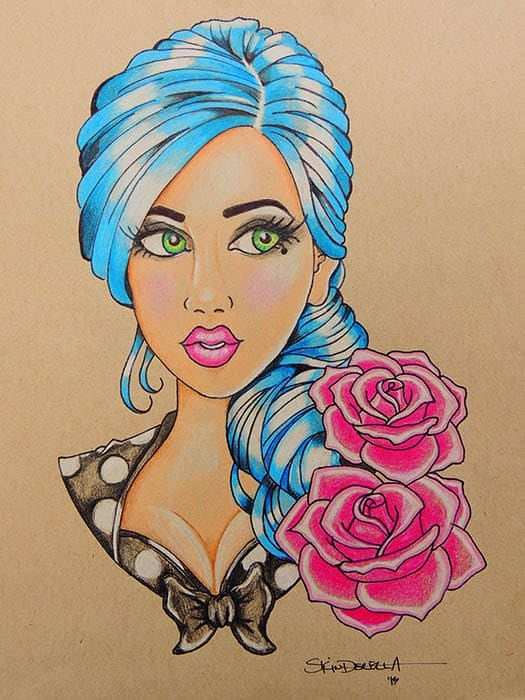 Black Market Art Company Blue Print - Black Market Art Company - Flyclothing LLC