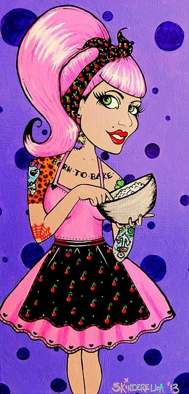 Black Market Art Company Born to Bake Print