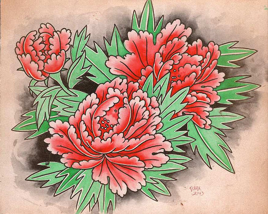 Black Market Art Company Botan in Three Print - Black Market Art Company - Flyclothing LLC