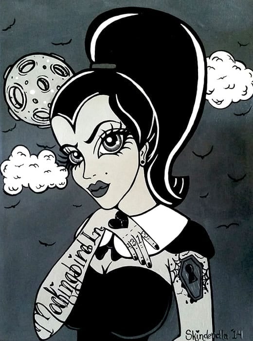 Black Market Art Company Bride of Eddie Munster Print