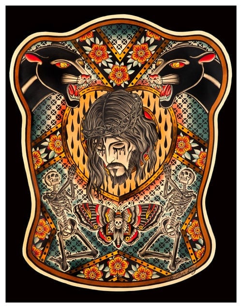 Black Market Art Company Brother Jesus Print