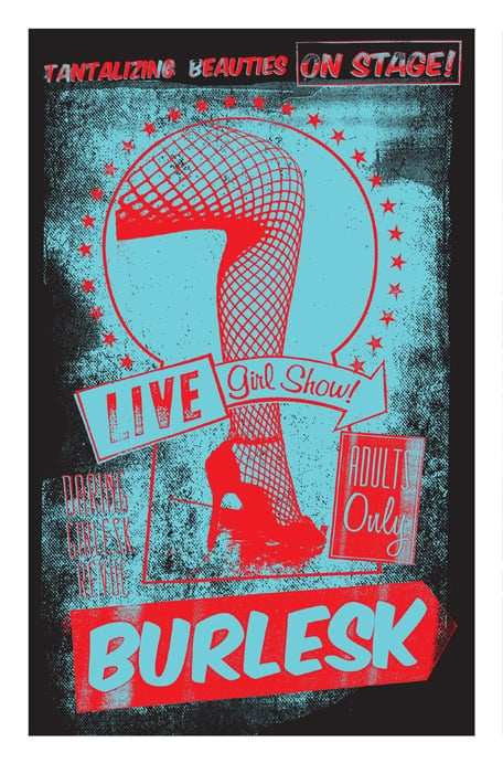 Black Market Art Company Burlesk & Limited Edition Silkscreen Print Print - Black Market Art Company - Flyclothing LLC