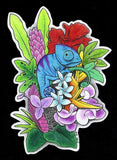 Black Market Art Company Cameleon Tropical Blend Print
