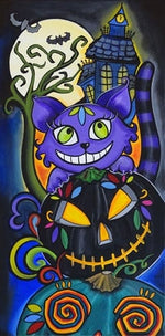 Black Market Art Company CatOLantern Print