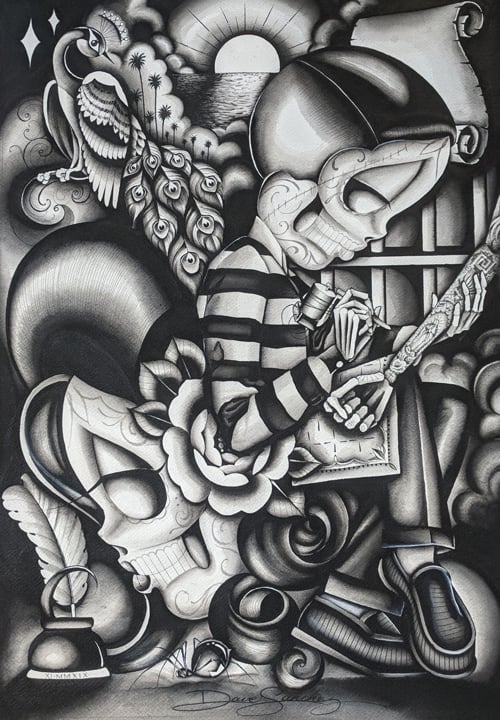 Black Market Art Company Chicano Me Print
