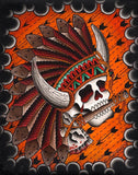 Black Market Art Company Chief Great Buffalo Print