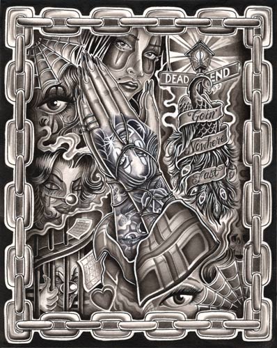 Black Market Art Company Chola Blessings Print