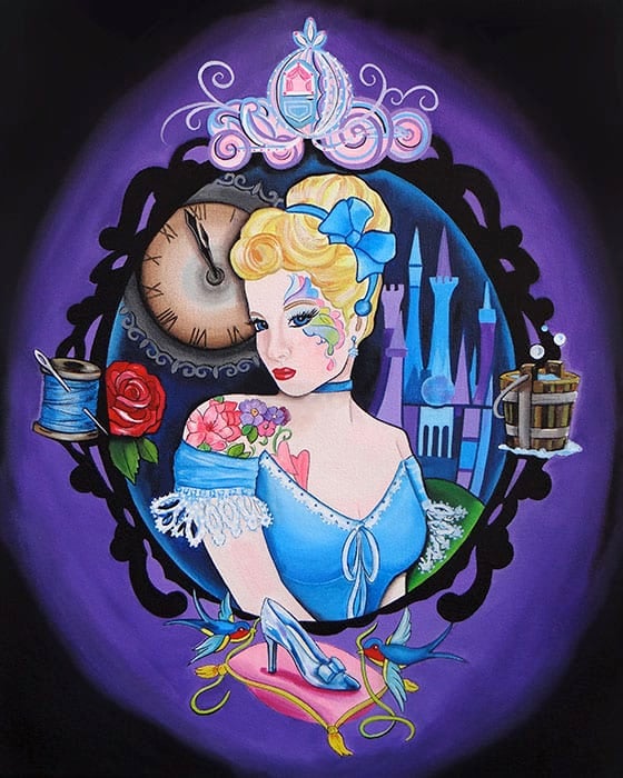 Black Market Art Company Cinderella Print
