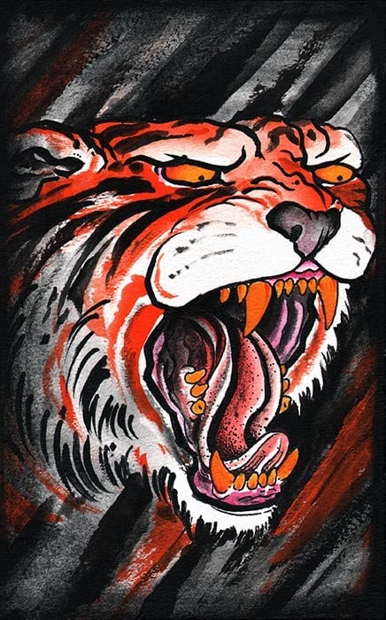 Black Market Art Company Clark& Tiger Print