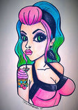 Black Market Art Company Cupcake Cutie Print