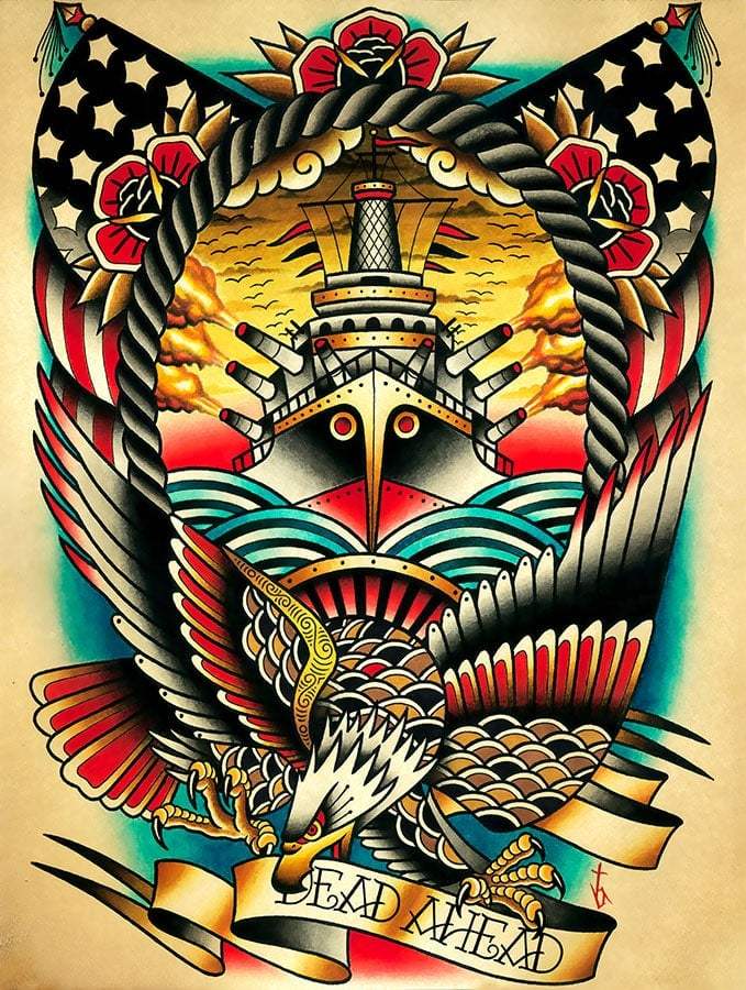 Black Market Art Company Dead Ahead Print - Black Market Art Company - Flyclothing LLC