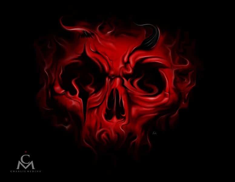 Black Market Art Company Demonic Print