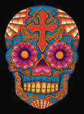 Black Market Art Company Lil Chris Dia Skull Print