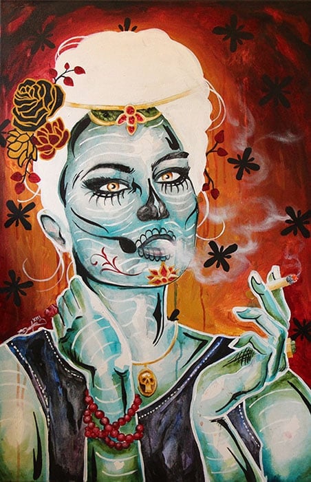 Black Market Art Company Elegant Death Print