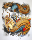 Black Market Art Company Entering Dragon Print