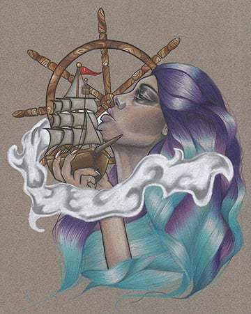 Black Market Art Company Fair Winds Print - Black Market Art Company - Flyclothing LLC