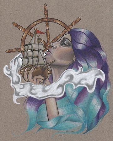 Black Market Art Company Fair Winds Print