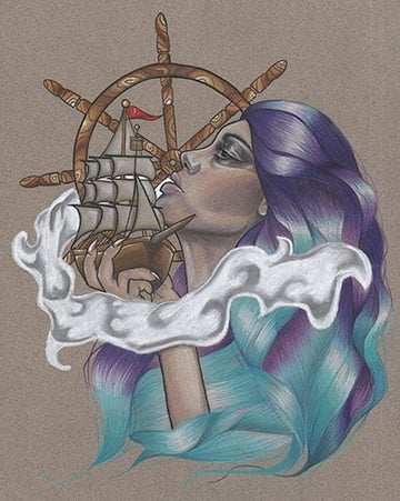 Black Market Art Company Fair Winds Print - Black Market Art Company - Flyclothing LLC