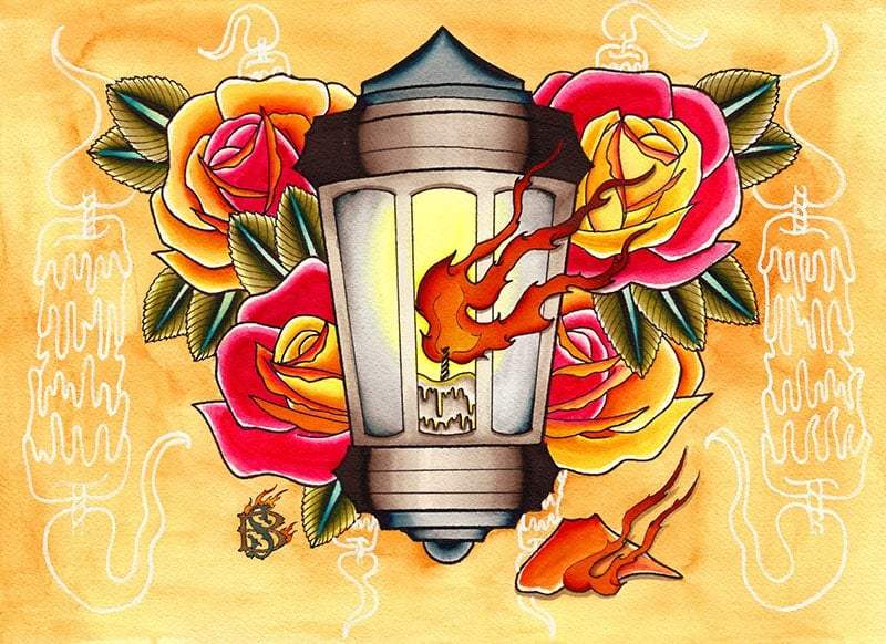 Black Market Art Company Fascination Street Print - Black Market Art Company - Flyclothing LLC